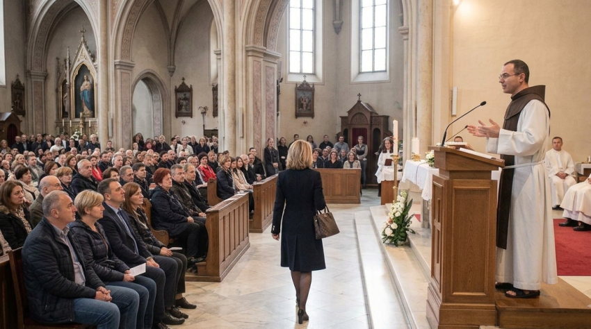 Bez prešetavanja ispred oltara tijekom mise